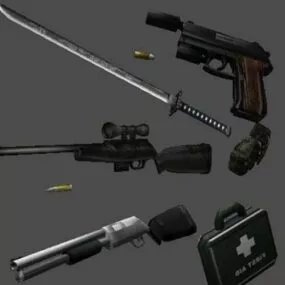 Weapons 3d model