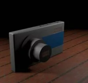 Compact Slim Digital Camera 3d model