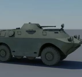 Brdm Army Verhicle 3d model