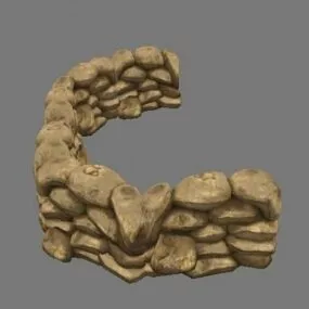 Sandbags 3d model