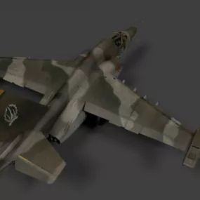 Su39 Jet Fighter 3d model