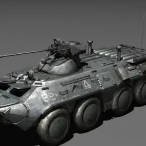 Btr80 Vehicle 3d model