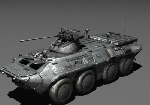 Btr80 Vehicle 3d model Btr80 Vehicle 3d model