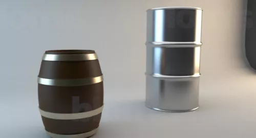 Barrels 3d model Barrels 3d model