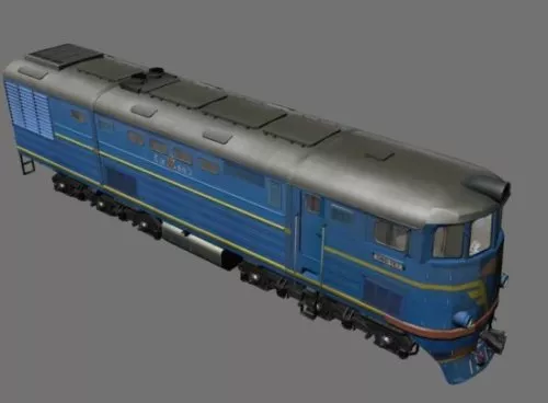 Tram Public Transport 3d model