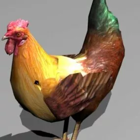 Rooster 3d model