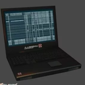 Laptop Umbrella 3d model