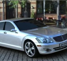 Mercedes S55 Car  Free 3d model