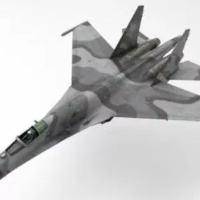 Su27 Flanker Aircraft 3d model