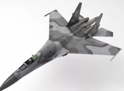 Su27 Flanker Aircraft 3d model Su27 Flanker Aircraft 3d model