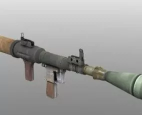 Rpg Rocket Weapon 3d model