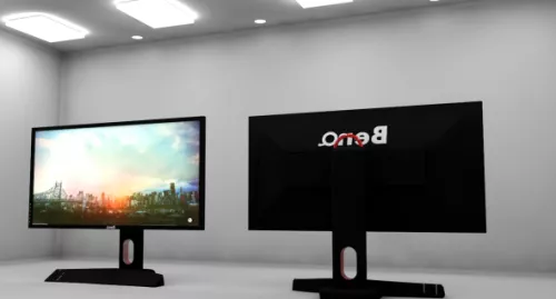 Multimedia Information With Monitor 3d model