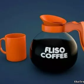 Fliso Coffee Pot 3d model