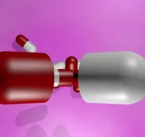 Medicine Capsule 3d model