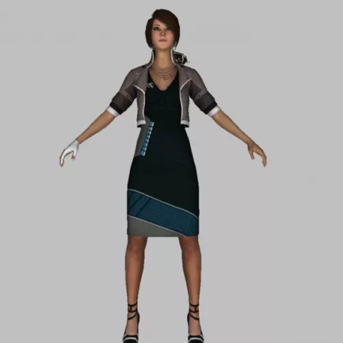 Alexia Girl Character 3d model Alexia Girl Character 3d model