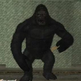 King Kong Character 3d model