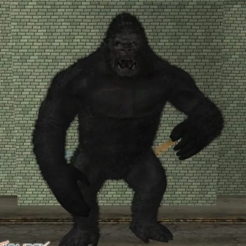 King Kong Character 3d model King Kong Character 3d model