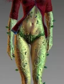 Poison Ivy Character 3d model