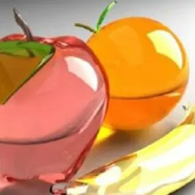 Crystal Fruits Decoration 3d model