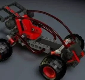 Lego Buggy Vehicle 3d model