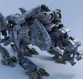 Quad Bot Character 3d model