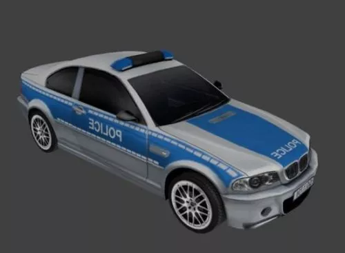 Police Car Free 3d model Police Car Free 3d model