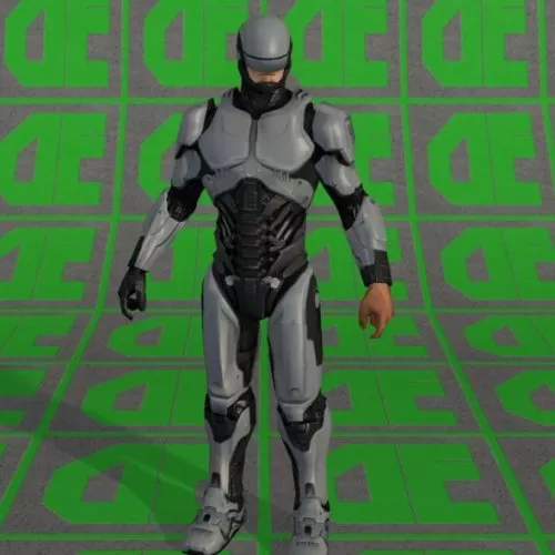 Cyborg Character 3d model
