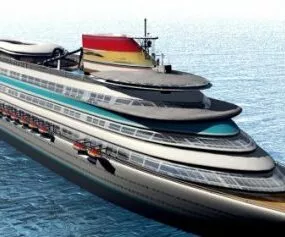 Sun Princess Remodeled Cruiser 3d model