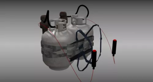 Homemade Jet Pack 3d model Homemade Jet Pack 3d model