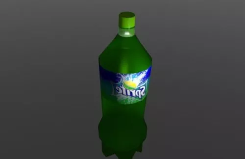 Sprite Drink Water Bottle 3d model Sprite Drink Water Bottle 3d model
