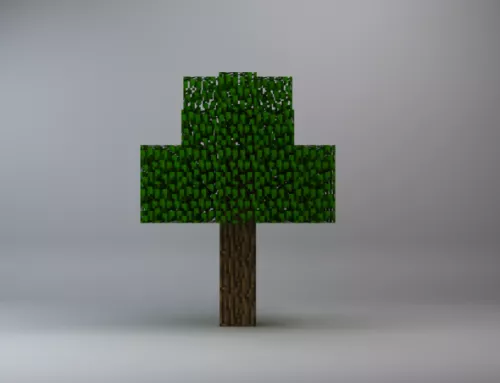 Minecraft Tree 3d model Minecraft Tree 3d model