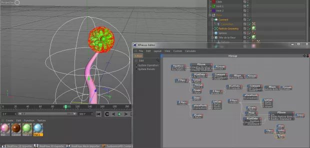 Flower Xpresso Plant 3d model Flower Xpresso Plant 3d model