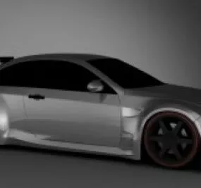 Car Bmw M3 Gts 3d model