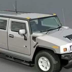 Car Hummer H3 3d model