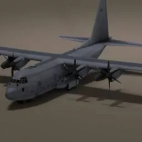 C130 Hercules Airplane 3d model