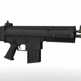 Scar-h Gun 3d model