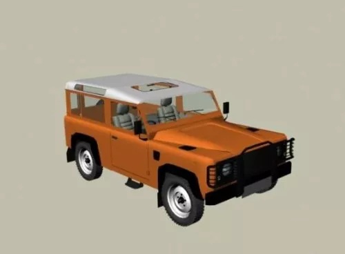 Land Rover Defender Car 3d model Land Rover Defender Car 3d model