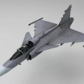 Saab 39 Gripen Aircraft 3d model