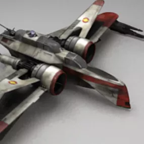 Arc-170 Star Fighter 3d model
