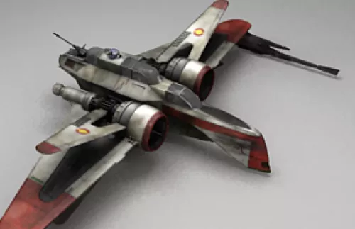 Arc-170 Star Fighter 3d model Arc-170 Star Fighter 3d model