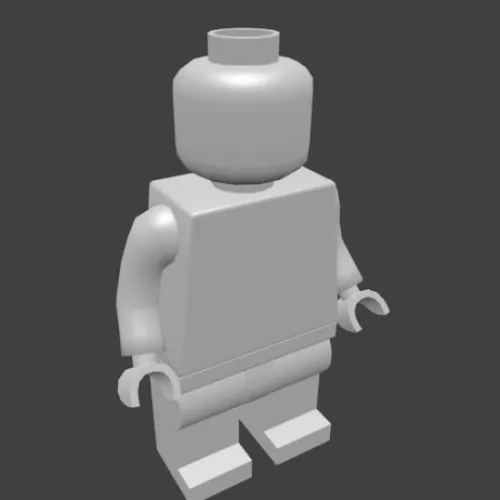 Model 3D Gratis Lego Man - .Blend, .Obj - Open3dModel