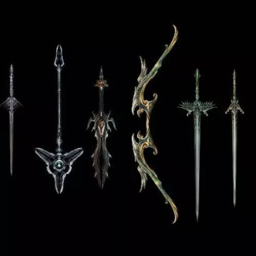 Game Swords 3d model Game Swords 3d model