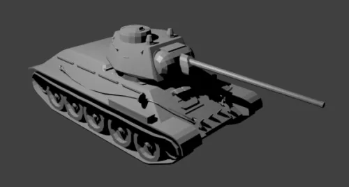 Tank T-34 3d model Tank T-34 3d model