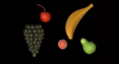 Fruits Sets 3d model Fruits Sets 3d model