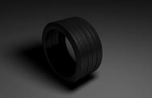 16inch Sports Car Tire 3d model