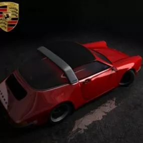 Targa 911 Porsche Car 3d model