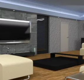 Interior Design Interior Scene 3d model