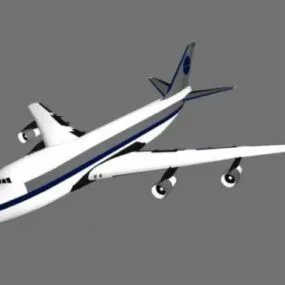 Boeing 747 Airplane 3d model