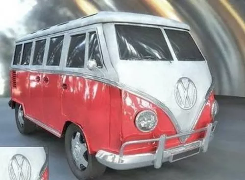 Red Bus 3d model