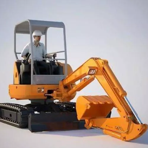 Mini Excavator Japan Machine 3d model Mini Excavator Japan Machine 3d model